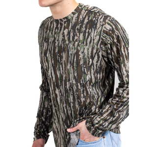 Ropa de caza de verano para hombre de alta calidad personalizada al por mayor 100% poliéster secado rápido transpirable Anti-UV manga larga rendimiento - Product Image 5