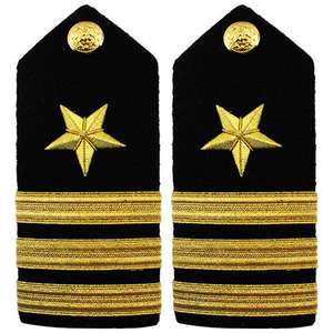 Épaulettes personnalisées pour uniformes avec insigne de grade brodé et fixation à crochet - Product Image 2