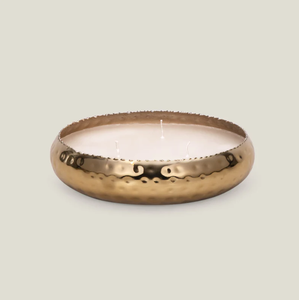 Decorative Gold Metal Handmade Hammered Candle for Home Christmas Weddings and Events Decorations - Product Image 4