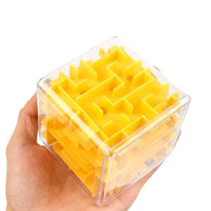 Transparent 3D <b>Cube</b> Magique Labyrinthe <b>Puzzle</b> Educational Plastic Toy for Kids Six Faces Jigsaw <b>Puzzle</b> with Animal Design - Product Image 2
