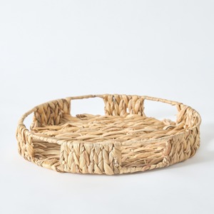 ถาดผักตบชวาธรรมชาติ ขายดี ถาดเสิร์ฟงานแต่งงาน งานฝีมือ ราคาถูก - Product Image 1