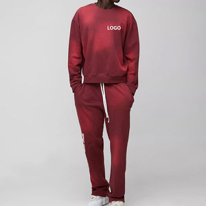 OEM Custom City Streetwear Jogging Suit Unisex Zipper Tracksuit 2 Pcs <b>Set</b> Gym Fitness Sweatsuit Athletic Nylon Windbreaker <b>Sets</b> - Product Image 4