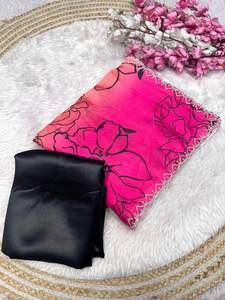 เสื้อสเวตเตอร์มีระบายสำหรับผู้หญิงเสื้อสเวตเตอร์มีลาย georgette สไตล์อินเดียดีไซน์แบบหรูหรา - Product Image 6