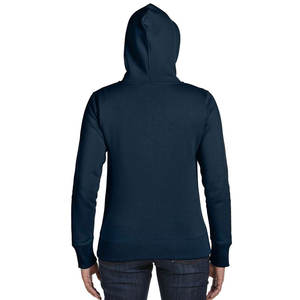 เสื้อฮู้ดดี้ผ้าฝ้ายแท้ 100% หนานุ่ม คุณภาพสูง ซิปหน้า บุซับในกันหนาว ย้อมสีแบบ Garment Dyed เป็นมิตรต่อสิ่งแวดล้อม สำหรับผู้หญิง - Product Image 2