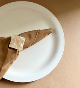 <b>Square</b> Shape Napkin Ring & Tissue Paper Towel Dispenser Dining <b>Table</b> Decor Accessory for <b>Kitchen</b> Restaurant Hotel or Office - Product Image 2