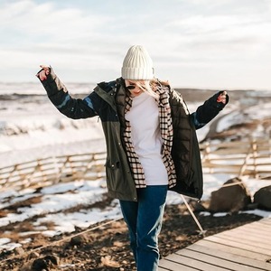 Gorro de punto acanalado a cuadros personalizado para adultos unisex 100% acrílico color personalizado y logotipo a la venta - Product Image 5