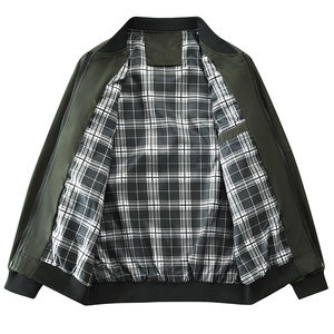 Veste bomber pour homme de bonne qualité avec fermeture éclair, logo personnalisé, coupe-vent, prix de gros, vestes bomber d'hiver pour homme de haute qualité - Product Image 6