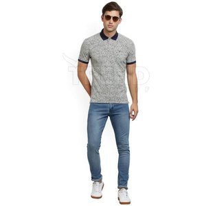 Camiseta de Hombre de Fibra de Bambú y Algodón, de Alta Calidad, Secado Rápido, Diseño Sólido o Estampado, Transpirable, Anti-Pilling, para Golf - Product Image 3