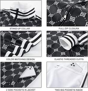 Nouvel ensemble de survêtement de jogging pour homme, personnalisé, respirant, 100% coton biologique, doublure en polaire de haute qualité, design imprimé personnalisé - Product Image 4