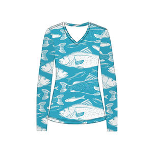 2025 nouveau Logo Anti-UV personnalisé UPF 50 chemises de Performance de pêche à manches longues pour les femmes séchage rapide respirant vêtements de pêche d'été - Product Image 6