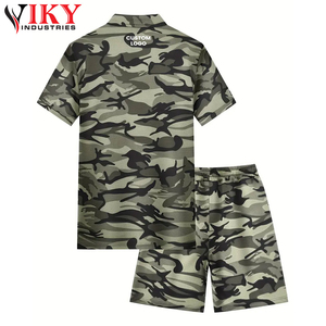 Wholesale Customized Logo Printed Casual Men Cargo Hunting Pants Outdoor Realtree <b>Camo</b> <b>Shorts</b> Set - Product Image 2