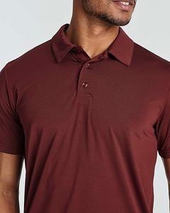 Chemise de golf en coton Vente en gros Nouveau polo Chemise polo pour homme Échantillon gratuit Demi-manches avec broderie imprimée personnalisée - Product Image 5