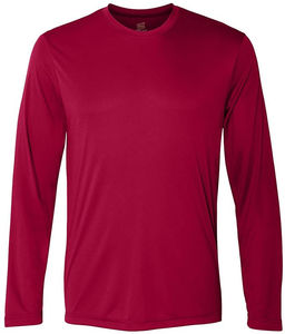 Gran oferta 2025 de alta calidad personalizada para hombre de manga larga Casual Color sólido 100% algodón estambre transpirable cuello de punto ecológico - Product Image 3