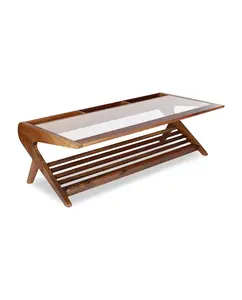 Cihangir coffee table, Indispensable for Home Decoration, Elegant and Elegant natural wood details, durable and sturdy coffee ta