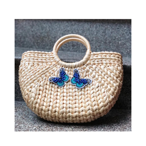 Handmade Eco Friendly Water Hyacinth <b>Bag</b> Premium Quality Women Handbag with Cheap Price Made in Vietnam - Product Image 5