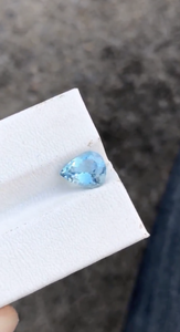 Aigue-marine en forme de poire Nano Santa Maria Blue Cut pierres précieuses en vrac directement du fabricant prix de gros 2x4mm à 20x30mm poires - Product Image 2