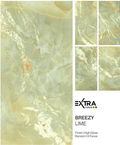 Carreaux de porcelaine émaillés à surface brillante BREEZY LIME 600X1200MM - Product Image 3
