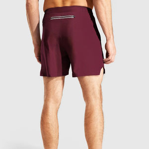 Pantalones cortos para correr ligeros de secado rápido para hombre, pantalones cortos de entrenamiento de secado rápido con bolsillos, servicio OEM, patrón sólido - Product Image 2