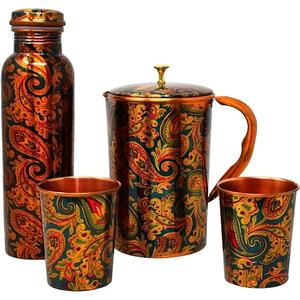 Jarra DE ARTE láser de flores para cocina y mesa, jarra de acero para almacenamiento de agua, diseño innovador disponible al precio más barato - Product Image 6