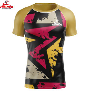 Logo personnalisé Chemise de compression hommes séchage rapide Gym Fitness vêtements de sport t-shirt Gym hommes - Product Image 5