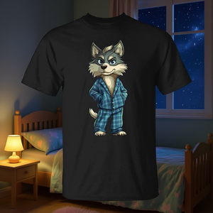 T-shirt pigiama lupo da sogno per bambini e bambine per promozioni - Product Image 3