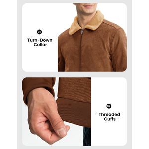 Chaqueta cortavientos informal de moda para hombre abrigo Otoño Invierno nuevas prendas de vestir calientes chaqueta delgada chaquetas de hombre con cremalleras - Product Image 5