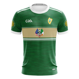 Camiseta de fútbol de poliéster GAA Premium 100%, conjunto de jugadores de manga corta de diseño sólido de alto rendimiento, ropa de fútbol - Product Image 1