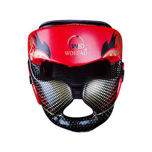 Protectores de Cabeza de Boxeo Profesionales Unisex de Alta Calidad, Cuero PU, Protección para la Cabeza de Artes Marciales, Cascos de Boxeo con Logotipo Personalizado - Product Image 1