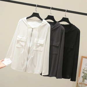 Casual Stylish 100% Cotton Pullover Customize Drop-shoulder Zipper Hoodies 2025 Top Quality Hoodies for Woman - Product Image 2