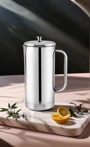 Pichet en acier inoxydable haute capacité pour l'eau et les boissons pour la maison et les voyages Meilleurs prix d'exportation avec des matières plastiques en verre - Product Image 5