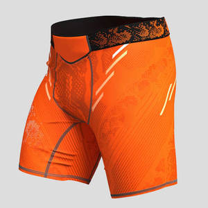 2025 personalizado naranja Grappling MMA pantalones cortos de alta calidad UFC Jiu Jitsu Kimono De Jiu Jitsu con función elástica equipo de lucha personalizado - Product Image 1
