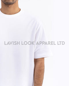 Recién llegado, venta de camiseta regular de algodón para hombre, Camiseta cómoda suave de alta calidad, logotipo personalizado - Product Image 4