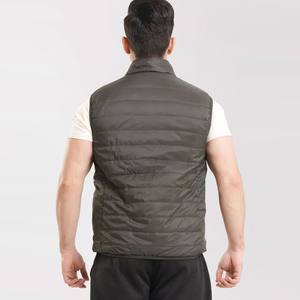 Gilet chaud matelassé pour hommes 100% haute qualité hommes hiver coupe-vent gilet vêtements d'extérieur décontracté matelassé sans manches gilet - Product Image 3