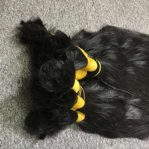 Extensiones de cabello Virgen sin procesar vietnamita a granel de la más alta calidad, cabello liso Natural crudo, un proveedor, blanqueamiento VIP, 100g - Product Image 5