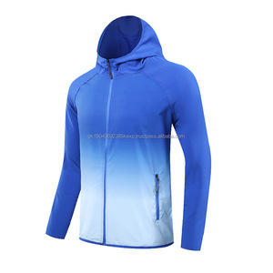 Chaquetas Cortavientos Ligeras para Correr, para Hombre y Mujer, Chaquetas Deportivas Fluorescentes de Otoño, Manga Larga, Casuales, con Cremallera, de Secado Rápido - Product Image 4