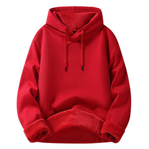 เสื้อสเวตเตอร์มีฮู้ดสำหรับผู้ชาย, เสื้อสเวตเชิ้ตทรงหลวมพิมพ์ลายสกรีนผ้าไหมสำหรับฤดูหนาว - Product Image 1