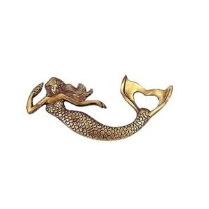 Elegance Mermaid Design Ouvre-bouteille en métal et laiton Accessoires de bar Ouvre-bouteille vin boissons froides Décoration de bar - Product Image 1