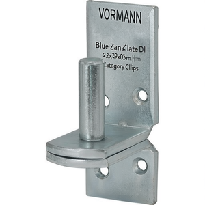 VORMANN Blue Zinc Plated DII Clamp on Plate 13x39x103mm Category <b>Clips</b> - Product Image 3