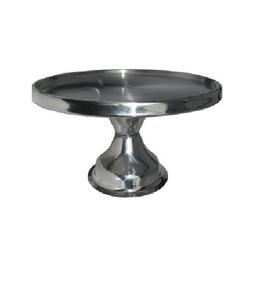 Support à gâteau finition nickelée, vaisselle de qualité durable, décoration de table, support de service pour gâteau, usage multifonctionnel - Product Image 1