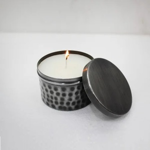 Handmade 2024 New Design <b>Gold</b> <b>Candle</b> Jars Tea Light Box Soy Wax Container Cup Votives Metal Tins for Home Decoration - Product Image 4