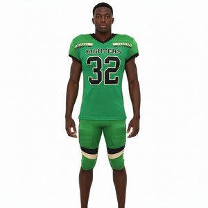 Maillot de football américain à manches courtes, ensemble uniforme de sport personnalisé avec nom et numéro d'équipe, vente en gros, collection 2026 - Product Image 5