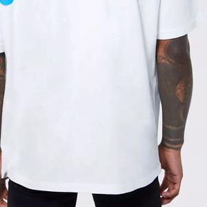 Camiseta lisa de gran tamaño para hombre, camisetas de alta calidad con estampado de hojaldre Unisex para hombre, camisetas personalizadas de algodón pesado 100 para hombre - Product Image 6