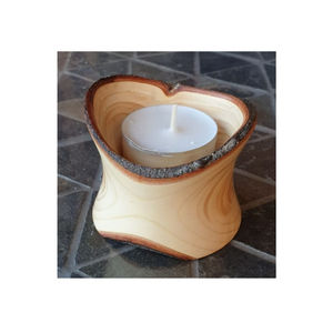 Bougeoir en bois en forme de rose de qualité supérieure, bougeoir décoratif au design élégant pour la maison à prix compétitif - Product Image 3