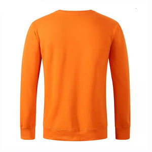 Nueva llegada 350gsm algodón polar tejido ocio estilo hombres Jumper gráfico personalizado sudaderas suave diario cuello redondo sudadera - Product Image 5