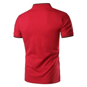 เสื้อโปโลสำหรับผู้ชายเสื้อโปโลแบบเรียบของผู้ชายเสื้อโปโลแบบดั้งเดิมออกแบบโลโก้ได้ตามต้องการ - Product Image 6