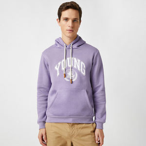 2025 venta al por mayor de lujo de los hombres de algodón transpirable pulóver con capucha personalizado Puffer estampado de Invierno Polar con patrón sólido - Product Image 1