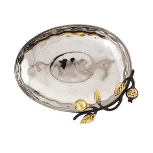 Bandeja de servicio de café y té de metal martillado plateado, venta al por mayor para decoración del hogar, hotel, restaurante, bar, utensilios de cocina, Decoración de mesa 2023 - Product Image 6