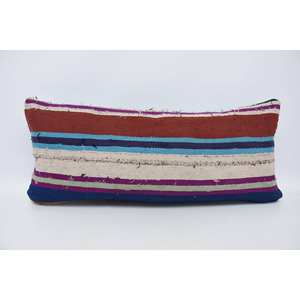 หมอนขนสัตว์โบฮีเมียนลายวินเทจสีแดงขนาด16X36นิ้วเบาะเน้นตกแต่งหรูหราสำหรับห้องนั่งเล่น - Product Image 1