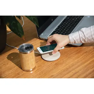 Caricatore Wireless 5W Eco-Friendly in Fibra di Grano per Dispositivi Smart Home - Product Image 2