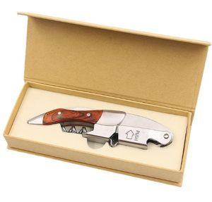 LOVIN Eco-Friendly <b>Wine</b> <b>Gift</b> <b>Set</b> with Corkscrew & Bottle Opener PU Material Patented Design - Product Image 1